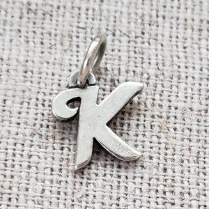 SOLDJames Avery Script Initial Charm "K"